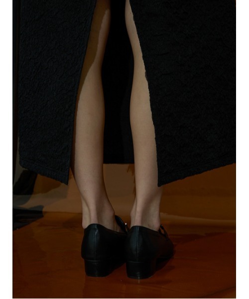 AMAIL（アマイル）の「Line loafer（ローファー・レディース・ブラック・S/M/L）」の4枚目の写真