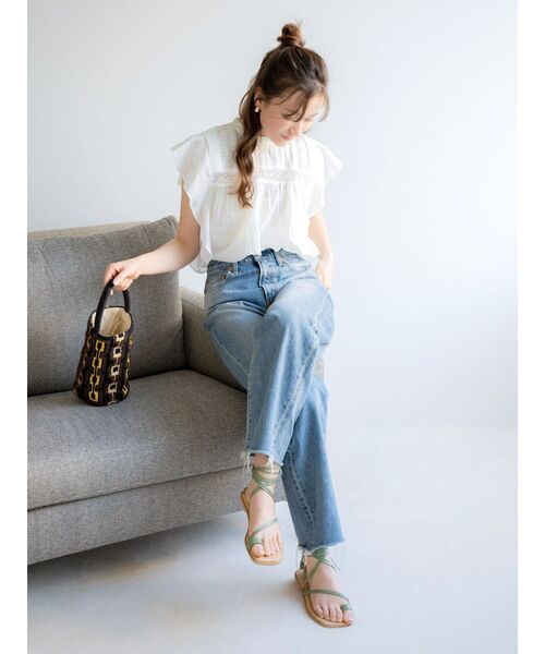 【セール】レースアップカラーシューズ（サンダル）｜Ungrid（アングリッド）