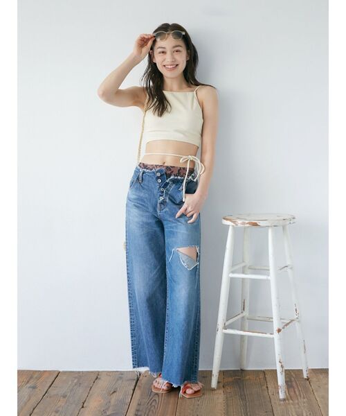 【セール】レースアップカラーシューズ（サンダル）｜Ungrid（アングリッド）