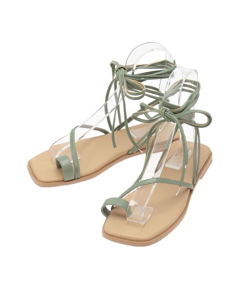 【セール】レースアップカラーシューズ（サンダル）｜Ungrid（アングリッド）