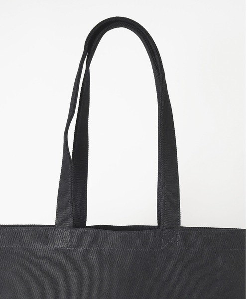 X-girl（エックスガール）の「GLITTER OVAL LOGO CANVAS TOTE BAG（トートバッグ・レディース・ブラック/ホワイト・ONE SIZE）」の7枚目の写真