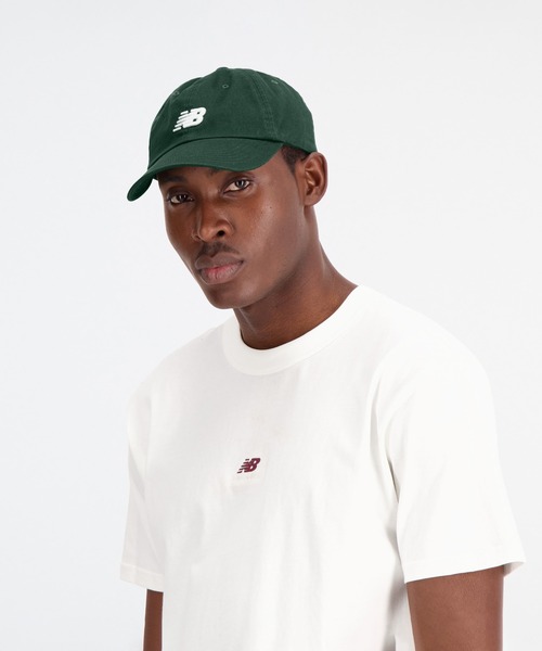 NEW BALANCE（ニューバランス）の「カーブドブリムNBキャップ（キャップ・メンズ・グリーン・ONE SIZE）」の2枚目の写真