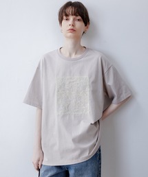 tageechita（タジチタ）の「【tageechita】スパンコールレースパッチTシャツ（Tシャツ/カットソー・メンズ）」