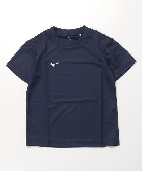 MIZUNO(ミズノ )の「ミズノ ナビドライTシャツ(半袖・丸首・ジュニア)(Tシャツ/カットソー・キッズ・ホワイト/ネイビー/ブラック・130cm/140cm/150cm/160cm)」の3枚目の写真
