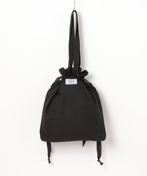 PAUL & JOE ACCESSOIRES(ポールアンドジョーアクセソワ)の「キャンバス巾着トート <スリーキャッツ>/PAUL & JOE ACCESSOIRES(トートバッグ・レディース・アイボリー/ブラック・FREE)」の9枚目の写真