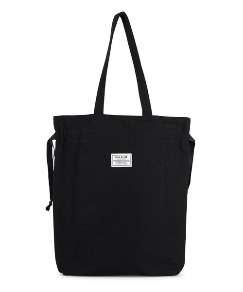 PAUL & JOE ACCESSOIRES(ポールアンドジョーアクセソワ)の「キャンバス巾着トート <スリーキャッツ>/PAUL & JOE ACCESSOIRES(トートバッグ・レディース・アイボリー/ブラック・FREE)」の7枚目の写真