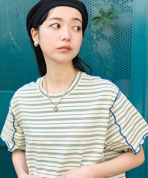 FREAK'S STORE（フリークスストア）の「Otro Accesorio/オトロアクセソリオ フラワーボールチェーンネックレス（ネックレス・レディース・ブラック/イエロー/ピンク/ホワイト・ONE SIZE）」の10枚目の写真