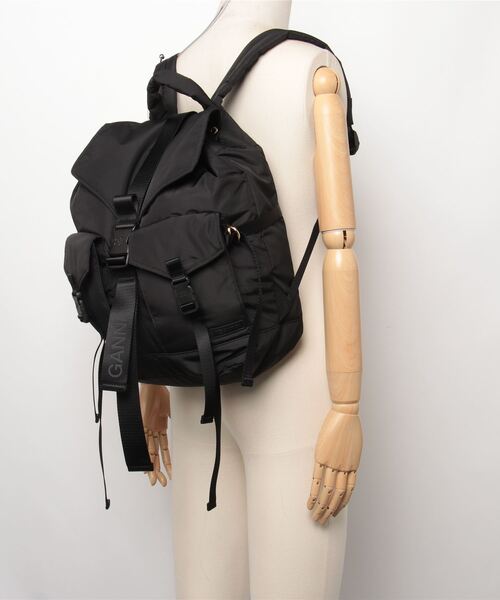 GANNI Recycled Tech Backpack ガニー リサイクル テック バック