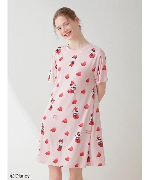 Minnie/プリントミニー　ワンピース ジェラートピケ　one size gelato pique（ジェラートピケ）の「【販路限定商品】 Minnie