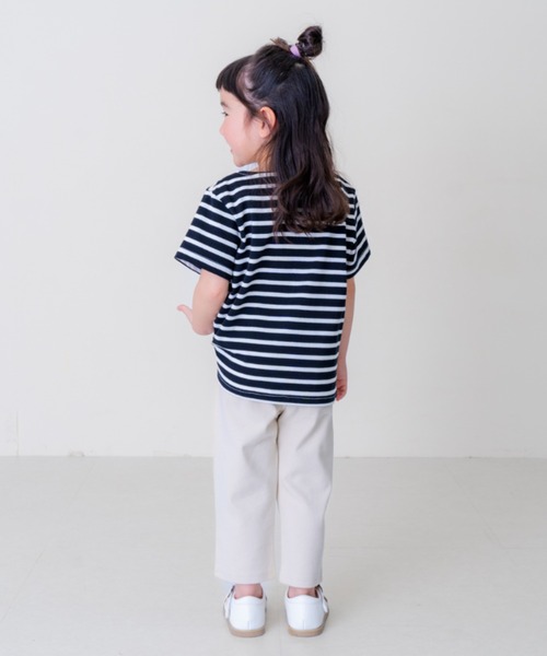 セール】マリンボーダーワイド半袖T（Tシャツ/カットソー）｜and