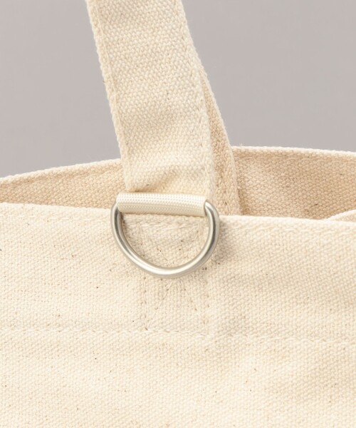 coen（コーエン）の「COENロゴマチ付きトートバッグ（トートバッグ・レディース・オフホワイト/ブラック・FREE）」の9枚目の写真