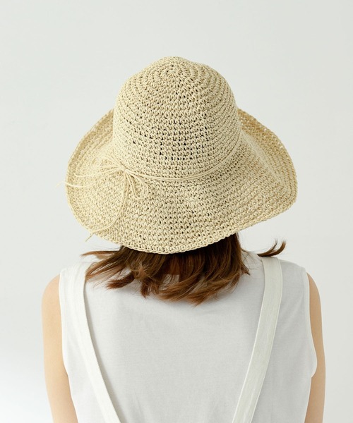 URBAN RESEARCH Sonny Label（アーバンリサーチサニーレーベル）の「折り畳みペーパーハット（ハット・レディース・ブラウン/ベージュ・ONE）」の5枚目の写真