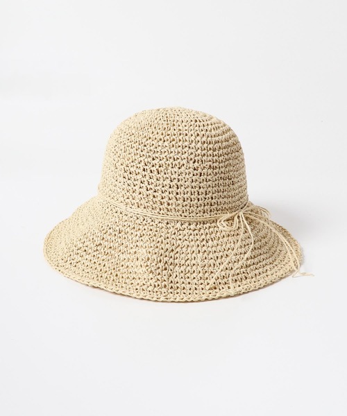 URBAN RESEARCH Sonny Label（アーバンリサーチサニーレーベル）の「折り畳みペーパーハット（ハット・レディース・ブラウン/ベージュ・ONE）」の8枚目の写真