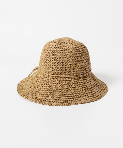 URBAN RESEARCH Sonny Label（アーバンリサーチサニーレーベル）の「折り畳みペーパーハット（ハット・レディース・ブラウン/ベージュ・ONE）」の10枚目の写真