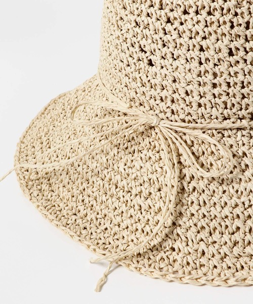 URBAN RESEARCH Sonny Label（アーバンリサーチサニーレーベル）の「折り畳みペーパーハット（ハット・レディース・ブラウン/ベージュ・ONE）」の13枚目の写真