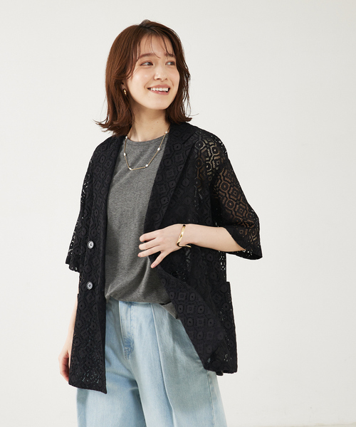 abahouse mavie（アバハウスマヴィ）の「【ノースリーブ】タックロングタンク（Tシャツ/カットソー・レディース・ホワイト/チャコールグレー/ブラック/サックスブルー/レッド系その他・フリー）」の21枚目の写真