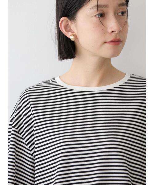 AMERICAN HOLIC(アメリカンホリック)の「UVカット7分袖タックプルオーバー(Tシャツ/カットソー・レディース・チャコールグレー/オフホワイト/その他7・M/L)」の15枚目の写真