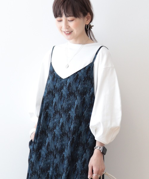 AMERICAN HOLIC(アメリカンホリック)の「UVカット7分袖タックプルオーバー(Tシャツ/カットソー・レディース・チャコールグレー/オフホワイト/その他7・M/L)」の7枚目の写真
