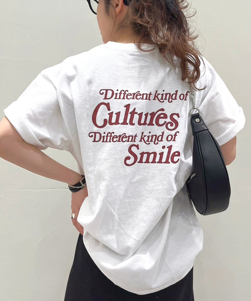 Russell Athletic（ラッセルアスレティック）の「【RUSSELL ATHLETIC/ラッセル・アスレティック】別注 print T-sh（Tシャツ/カットソー・レディース・ホワイト/ブラック系その他・FREE）」の19枚目の写真