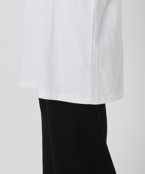 Russell Athletic（ラッセルアスレティック）の「【RUSSELL ATHLETIC/ラッセル・アスレティック】別注 print T-sh（Tシャツ/カットソー・レディース・ホワイト/ブラック系その他・FREE）」の7枚目の写真