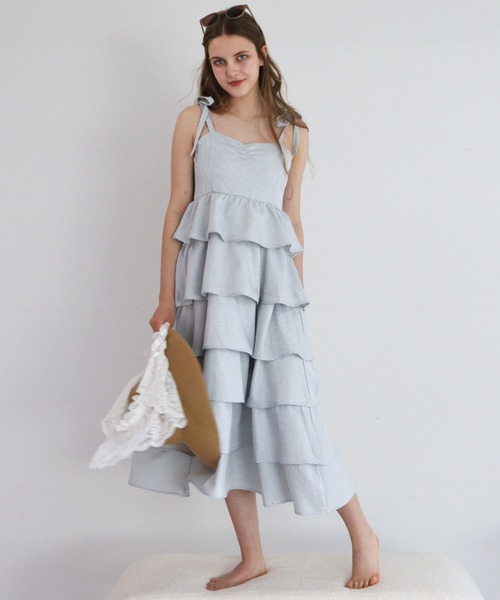 titty&Co.ワンピースS 新品】TITTY&CO. 総レースキャミロングワンピースs - メルカリ