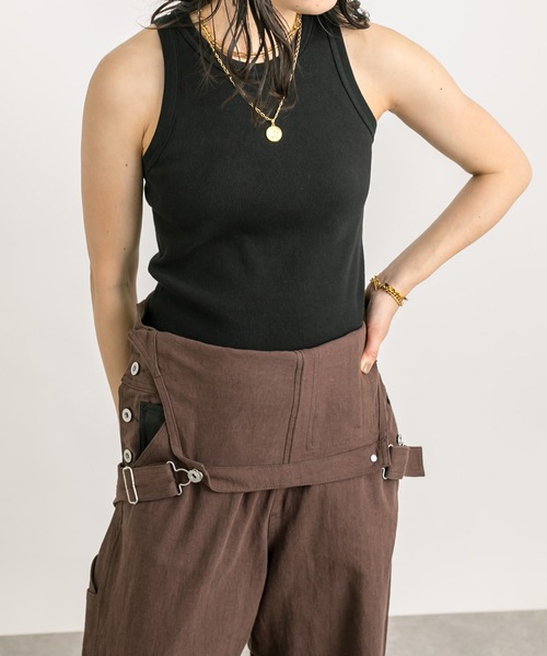 RIVE DROITE（リヴドロワ）の「カップインアメスリタンク（タンクトップ・レディース・ブラック/ホワイト/ベージュ・FREE）」の18枚目の写真