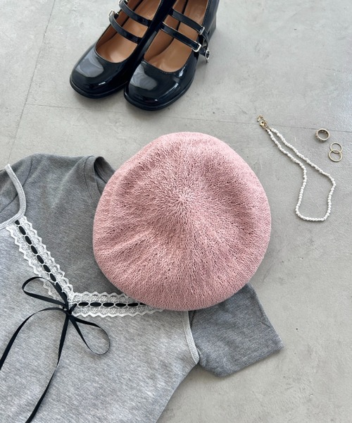 セール】サマーベレー帽（ハンチング/ベレー帽）｜Loueme（ルエム）の