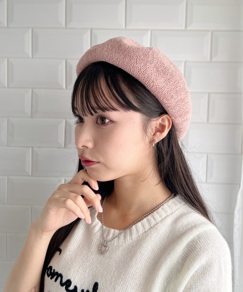 M me eme（エムミーエメ）限定品 ファーベレー帽 M me eme（エムミーエメ）限定品 ファーベレー帽 レディース