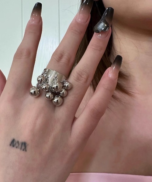 Vipoa（ヴィポア）の「Silver pearl nuance ring（リング・レディース・A/B・FREE）」の8枚目の写真