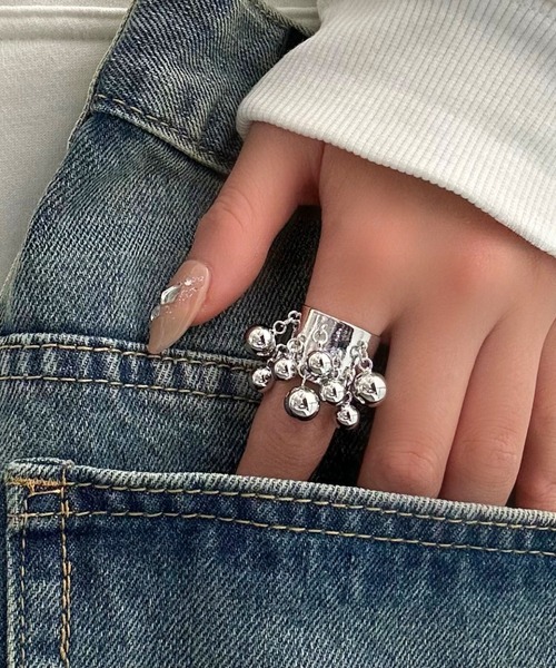 Vipoa（ヴィポア）の「Silver pearl nuance ring（リング・レディース・A/B・FREE）」の4枚目の写真