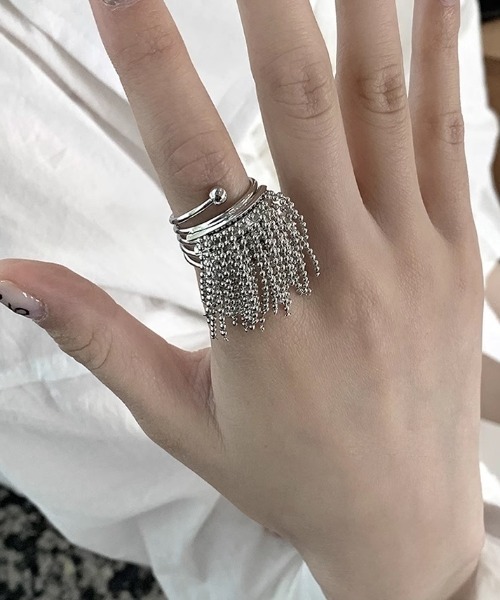 Vipoa（ヴィポア）の「Silver pearl nuance ring（リング・レディース・A/B・FREE）」の16枚目の写真