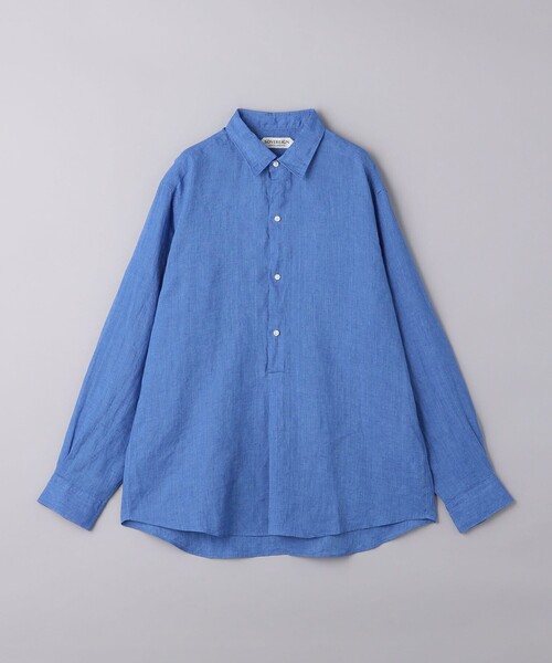 SOVEREIGN（ソブリン）の「＜SOVEREIGN＞ソリッド プルオーバー シャツ（シャツ/ブラウス・メンズ・ネイビー/ホワイト/ロイヤルブルー・S/M/L/XL）」の5枚目の写真