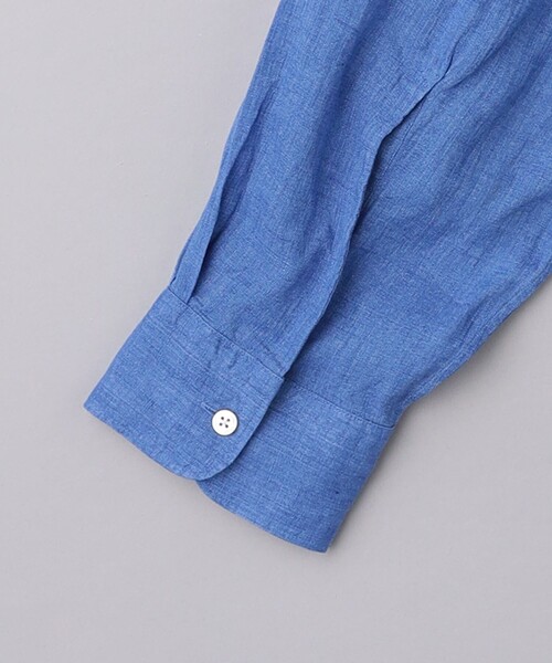 SOVEREIGN（ソブリン）の「＜SOVEREIGN＞ソリッド プルオーバー シャツ（シャツ/ブラウス・メンズ・ネイビー/ホワイト/ロイヤルブルー・S/M/L/XL）」の13枚目の写真