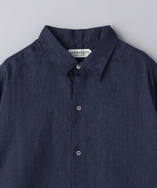 SOVEREIGN（ソブリン）の「＜SOVEREIGN＞ソリッド プルオーバー シャツ（シャツ/ブラウス・メンズ・ネイビー/ホワイト/ロイヤルブルー・S/M/L/XL）」の22枚目の写真