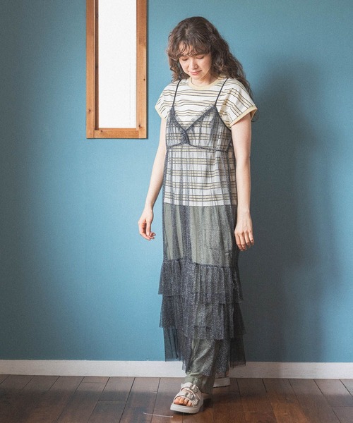 niko and...（ニコアンド）の「オリジナルWベルトサンダル（サンダル・レディース・ブラック/アイボリー・MEDIUM/LARGE）」の13枚目の写真