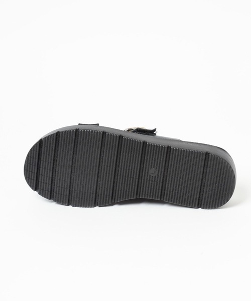 niko and...（ニコアンド）の「オリジナルWベルトサンダル（サンダル・レディース・ブラック/アイボリー・MEDIUM/LARGE）」の20枚目の写真