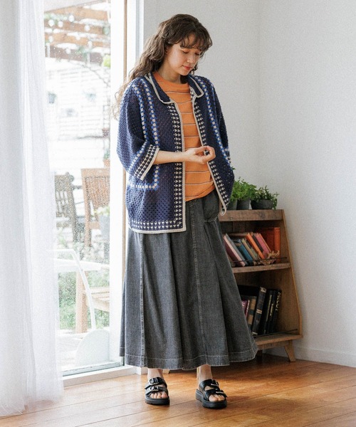 niko and...（ニコアンド）の「オリジナルWベルトサンダル（サンダル・レディース・ブラック/アイボリー・MEDIUM/LARGE）」の4枚目の写真