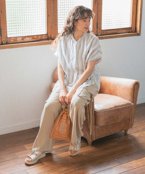 niko and...（ニコアンド）の「オリジナルWベルトサンダル（サンダル・レディース・ブラック/アイボリー・MEDIUM/LARGE）」の10枚目の写真