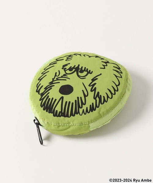 RAGEBLUE（レイジブルー）の「【Ryu Ambe】コラボポケッタブルエコバッグ（エコバッグ/サブバッグ・メンズ・グリーン/レッド・FREE）」の4枚目の写真