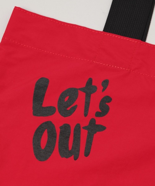 RAGEBLUE（レイジブルー）の「【Ryu Ambe】コラボポケッタブルエコバッグ（エコバッグ/サブバッグ・メンズ・グリーン/レッド・FREE）」の15枚目の写真