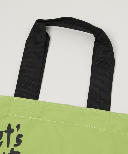 RAGEBLUE（レイジブルー）の「【Ryu Ambe】コラボポケッタブルエコバッグ（エコバッグ/サブバッグ・メンズ・グリーン/レッド・FREE）」の8枚目の写真