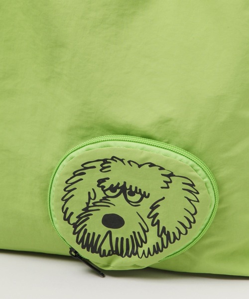 RAGEBLUE（レイジブルー）の「【Ryu Ambe】コラボポケッタブルエコバッグ（エコバッグ/サブバッグ・メンズ・グリーン/レッド・FREE）」の11枚目の写真