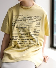 PUAL CE CIN | 2WAYマルチロゴプリントTシャツ(Tシャツ/カットソー)