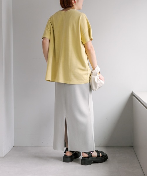 PUAL CE CIN(ピュアルセシン)の「2WAYマルチロゴプリントTシャツ(Tシャツ/カットソー・レディース・グレー/オフホワイト/イエロー・FREE)」の20枚目の写真