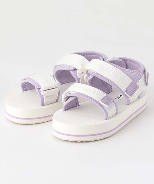 LOVETOXIC（ラブトキシック）の「軽量ソールサンダル（スニーカー・キッズ・ホワイト/ブラック/マルチ・S/M/L）」の3枚目の写真