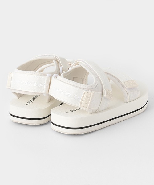 LOVETOXIC（ラブトキシック）の「軽量ソールサンダル（スニーカー・キッズ・ホワイト/ブラック/マルチ・S/M/L）」の14枚目の写真