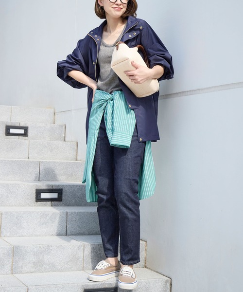 Healthy denim（ヘルシーデニム）の「【Healthy DENIM】別注/ミッドライズテーパードデニム-H.Salt Midrise Tapered（デニムパンツ・レディース・ブルー/ネイビー・22/24/23）」の20枚目の写真