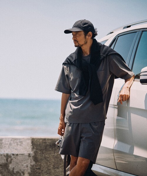 B:MING by BEAMS（ビーミングバイビームス）の「B:MING by BEAMS / ランド アンド ウォーター クルーネック ポケット Tシャツ（セットアップ対応）（Tシャツ/カットソー・メンズ・ブルー/グレー/オフホワイト/ブラック・LARGE/X-LARGE/SMALL/MEDIUM）」の11枚目の写真