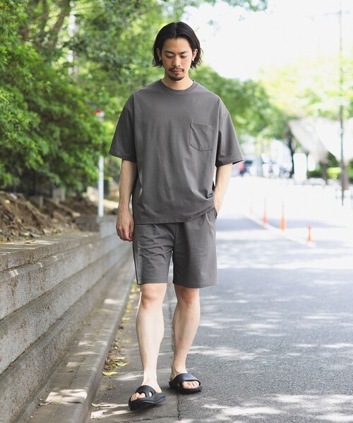 B:MING by BEAMS（ビーミングバイビームス）の「B:MING by BEAMS / ランド アンド ウォーター クルーネック ポケット Tシャツ（セットアップ対応）（Tシャツ/カットソー・メンズ・ブルー/グレー/オフホワイト/ブラック・LARGE/X-LARGE/SMALL/MEDIUM）」の14枚目の写真