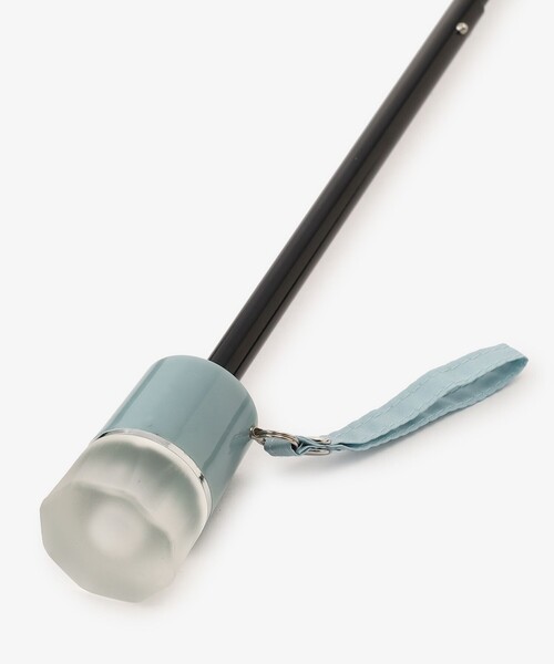 Afternoon Tea（アフタヌーンティー）の「パウダリーフローラル折りたたみビニル傘（折りたたみ傘・レディース・ラベンダー/サックスブルー・ONE SIZE）」の5枚目の写真